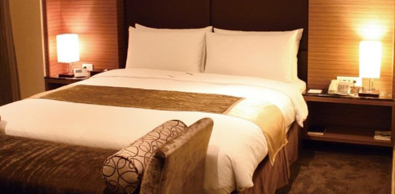 Taipei Garden Hotel - Ximending Exteriör bild A bed